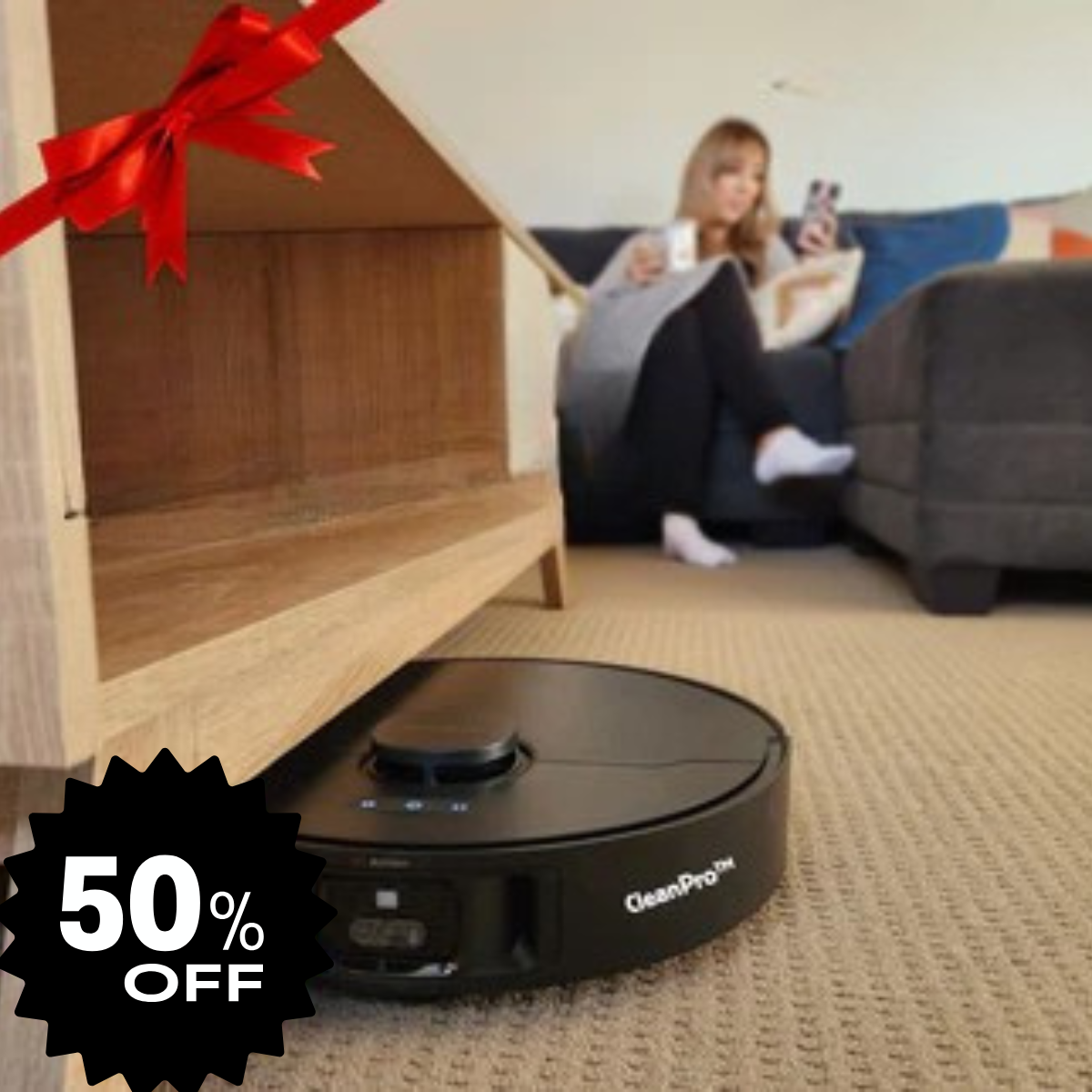 CleanPro - Aspirator Robot Inteligent 3 în 1