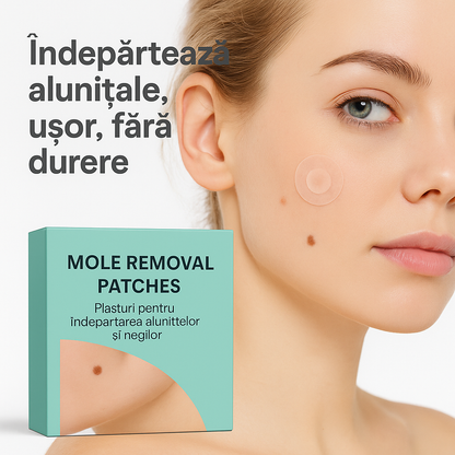 Mole Removal Patches – Plasturi pentru îndepărtarea alunițelor și negilor