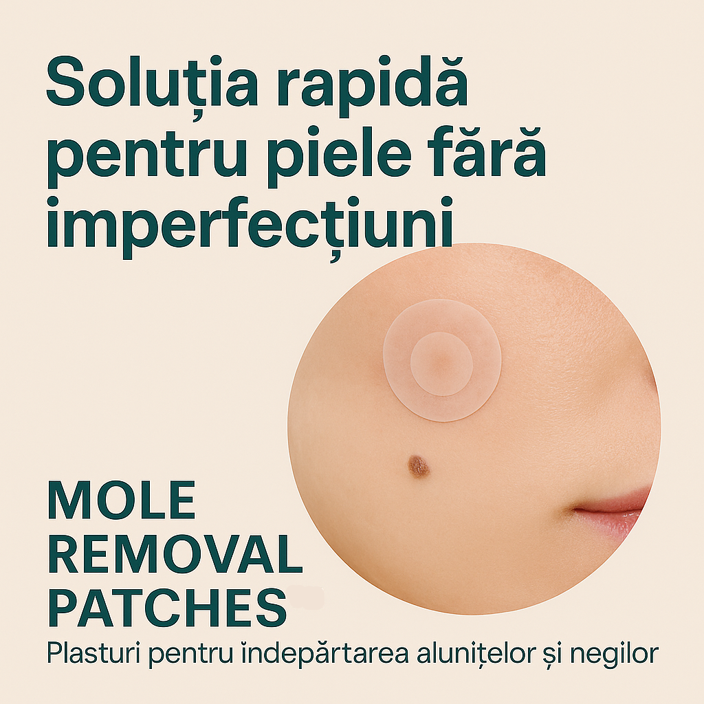 Mole Removal Patches – Plasturi pentru îndepărtarea alunițelor și negilor